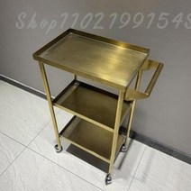 접이식카트 접이식 스테인리스 카트 선반 미용실 밴 드라이버 특수 다기능 이발소, 7