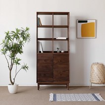 헤리티지월넛 C형 책장2X3 수납형 800, 없음