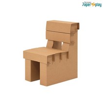 [천삼백케이] [페이퍼투플레이] 내손으로 만드는 종이완구 P2P 영유아 의자