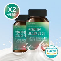 오늘의밸런스 락토페린 3000mg 초유 유산균 60정 4개월분, 60정 X 2개 4개월분