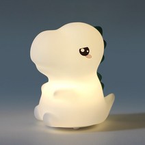 모두스마일 8종류 불빛의 공룡 유니콘 LED 실리콘 터치 무드등, 공룡 무드등