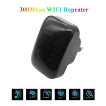WPS 라우터 300Mbps 무선 와이파이 리피터 부스터 신호 802.11N 장거리 네트워크 앰프 익스텐더, 02 미국 플러그