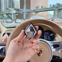 마일론 갤러리1 명품 차량용 방향제 고급 자동차 송풍구 디퓨저 리필, 다크그레이, 클린코튼, 쇼핑백 없음
