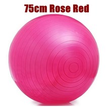 짐볼 55cm 요가 공 PVC 짙어지면서 피트니스 필라테스, 07 75cm Rose Red