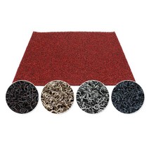 [영프로듀스] 국내제작 현관매트 입구매트 출입매트 발매트 업소매트, 1개, y10_코일매트_중(레드/80x60cm)