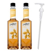 다빈치 바닐라시럽 750ml 2개 + DY시럽펌프, 단품