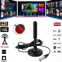 디지털 TV 안테나 비자성 휴대용 실내 및, 한개옵션0