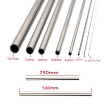 동파이프 에어컨 배관 커버 호스 13510pcs 304 스테인리스 둥근 모세관 250mm 500mm 긴 이음새가없는 똑 바른 관 4x 3mm6x 4mm8x 6mm10x 8mm10, 0.3x0.1x250mm 1pcs