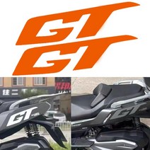 오토바이 바디 휠 페어링 헬멧 탱크 패드 장식 로고 라벨 반사 액세서리 스티커 C650GT GT 용 데칼, 02 2 Orange