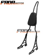 할리데이비슨 XL883 XL1200 X48 X72 04-19년 텐덤 등받이 시트 커스텀 튜닝 파츠, 블랙개
