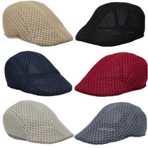 데일리 매쉬 헌팅캡 남성모자 납작한모자 여름헌팅캡