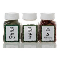 딜리셔스마켓 기본 향신료 3종 소형 바질 20g + 월계수 4g + 페페로치노 30g, 3세트