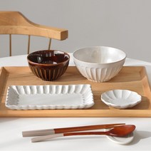 시노기 일본 도자기 밥공기 국대접 공기 일본가정식 밥그릇 신혼, 대접/카멜