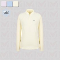 밀레 밀레 MILLET 아웃도어 여성 기능성 긴팔 등산복 여자 집업 티셔츠 LEMON DROP