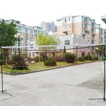테니스 네트 지주 배드민턴 지지대 전문 훈련 스퀘어 메쉬 표준 스포츠 배구 훈련 휴대용 빠른 시작 스퀘어, 빨간