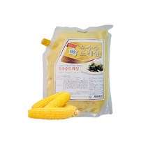 평강 옥수수 드레싱 2kg 업소용 대용량 가정용 샐러드 과일