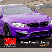 쿨제이 3m 1080-GP258 플럼 익스플로션 유광 차량 PPF 카스킨 생활보호 패키지 마프로 에이버리 크롬 (2740633)