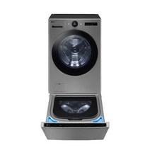 [하이마트] LG 트윈워시 드럼 세탁기(25kg)+미니워시(4kg) 세트 FX25VSQX (모던스테인리스)