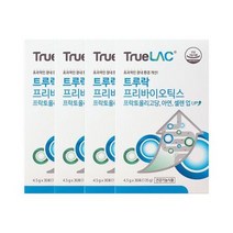 트루락 프리바이오틱스 4.5g x 30포 x 4개, 상세페이지 참조