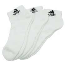 아디다스 쿠션 앵클 삭스 3팩, 화이트