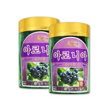 국산 아로니아환 열매 블랙 초크베리 초코베리 검정콩 검은콩 뽕나무잎 ARONIA X 300g 2병