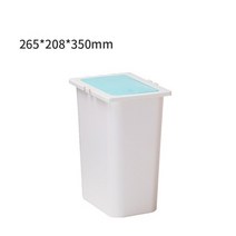 가정용 분리수거함 재활용 세로 캐리어 그물망 분리수거망 인출식 카페 쓰레기통 분류 주방 대용량 건식 및 습식 프레스 개방형 뚜껑 주방용, 보여진 바와 같이