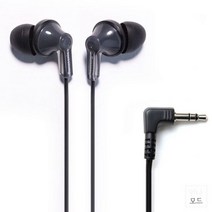 파나소닉 RP-HJE120 인이어 이어버드 헤드셋 음악 이어폰 마이크 없음 3.5mm, [02] Black