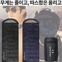 GROUPER 캠핑용 USB 발열침낭 캠핑 워셔블 온열침낭 휴대용 차박 비박 전기요, 남색