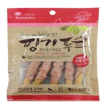 베스트펫 아침애 수제간식 핑거푸드 오리고기 핫도그 120g, 단품, 상세설명 참조