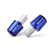 SUZUKI GSXS750 GSX S750 GSXS 750 GSXS750 20112020 2021 CNC 오토바이 78 22MM 핸들 바 그립 핸들 바 캡, 04 Blue