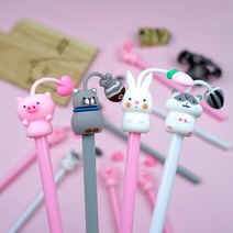 동물 디자인 특이한 볼펜 캐릭터펜, 돼지