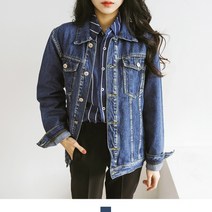 걸스나인 빈티지 데님 청자켓