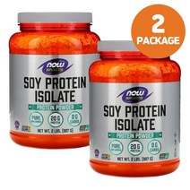 나우푸드 (2PACK)나우푸드 스포츠 소이 프로틴 대두 식물성 단백질 파우더 무향(907 g), 2개