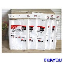 ForU242 롯데지퍼백 업소 100개 롤백 위생팩 일회용백 일회용비닐 지퍼팩, 상세페이지 참조