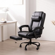 [삼익가구]베디 침대형 리클라이너 체어 컴퓨터 의자, 블랙