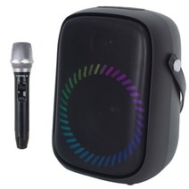 카날스 BW-600 충전식 이동형 블루투스 앰프 6.5인치스피커 900MHz 무선MIC 150W, 무선 핸드 마이크
