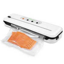 수비드 머신 세트 컨테이너 진공 포장기 5세대 가정용 식품 진공 실러 포장 기계 백 백, 11개 흰색, 220-240v EU 플러그