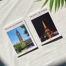 메리필름 유럽 감성 무지 실제본 노트(런던 파리), 1.런던빅벤노트