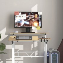 높이조절데스크 이동식컴퓨터책상 무빙워크데스크 스탠딩책상 각도 조절 데스크 모니터 책상