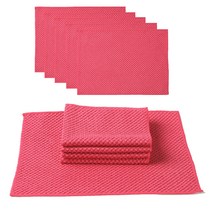 모던리빙 행주 주방 청소, 10매, [모던리빙] 다이아 극세사행주 40g 분홍색