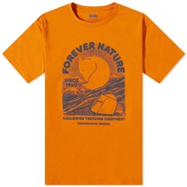 Fjallraven 장비 티셔츠 - 선셋오렌지