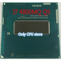 파워딜 지널 인텔 코어 I7 4800MQ QS QDMF CPU 프로세서 2.7GHz-3.7GHz L3 = 6M 쿼드, 한개옵션0