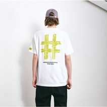 (빈트릴) (대구신세계)테이핑 해시태그 반팔 티셔츠 7color (BA212TS004) 168636, 민트(MT), 29.XL(105)