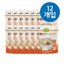 감기몸살엔 들깨닭죽 350g x 12 (12팩) 닭죽 들깨죽 감기죽 삼계죽 원기회복 삼계탕죽 죽 몸보신 건강죽 겨울보양식 영양죽 암환자영양식 환자영양식 노인영양식 아침대용 식사대용, 본상품