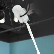 먼지털이 먼지떨이개 먼지제거기 정전기 틈새청소, 핸드형+길이조절형 세트