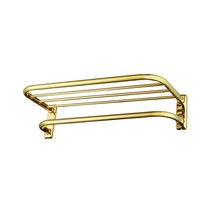 골드 이단 수건선반 욕실 수건걸이 2단선반, 1개