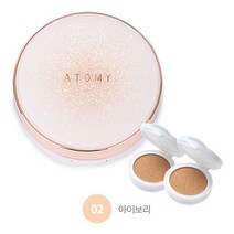 애터미 골드 콜라겐 앰플 쿠션 23호 베이지(본품1개+리필2개), 3개입, 21호 아이보리