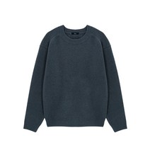 Basic Cashlike Round Knit - Blue