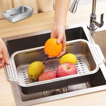 길이연장 스텐 싱크대 바스켓 채반 싱크볼건조대 미니