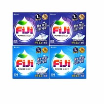 [LGt생활건강] LG생활건강 FIJI 파워시트 시트형 세제 물에 녹는 뽑아쓰는 파워효소_LG생활건강 FIJI시트형세제30매 프레쉬 2개 + 라벤더, 1개